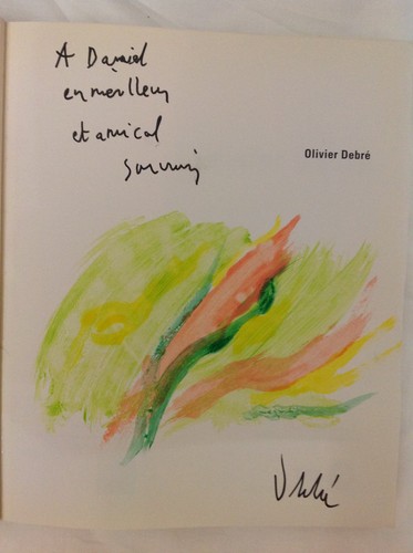 Olivier debré gouache signé - debré,