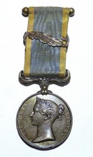 Médaille anglaise Crimée TRAKTIR Victoria Second Empire Napoléon argent XIXème
