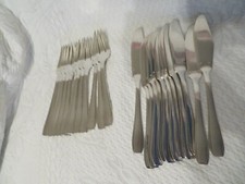 couvert à poisson ar déco 12 personnes orfévre argental