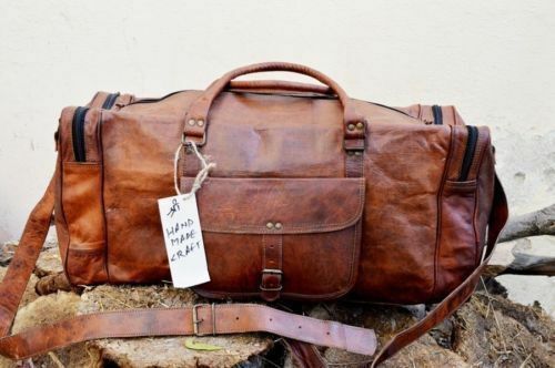 Sac cuir voyage hommes - en,