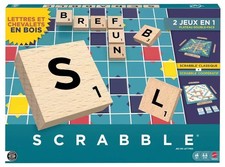 Scrabble - 2 jeux en 1 - En