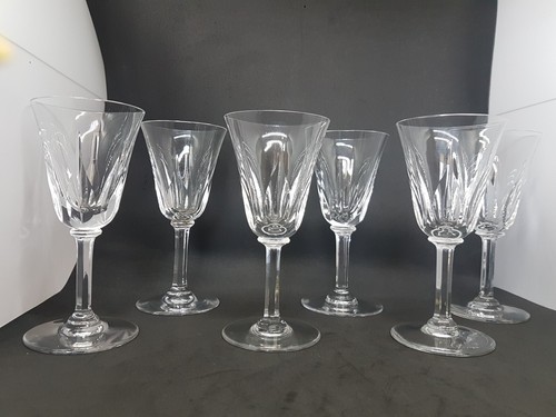 Verres vin cristal - 6, à
