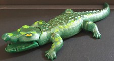 PLAYMOBIL LE CROCODILE COLORE FONCE ANIMAUX ANIMAL SAUVAGES SAVANE FORET FAUVE