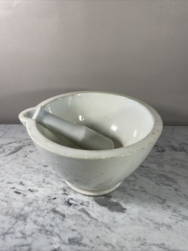 Mortier pilon porcelaine - et,