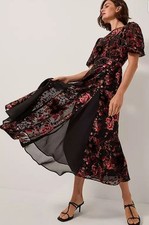 Robe Midi Devore Monsoon