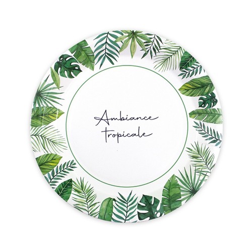 assiettes exotique