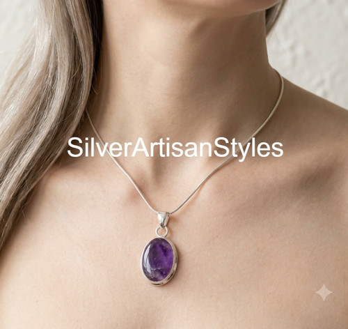 Collier chaîne fait main - , en