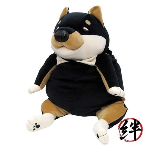 Peluche pour chien mochi - peluche, noir