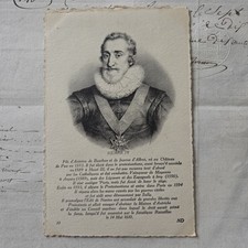 CPA Roi Henri IV Carte Postale 1900 Antique Postcard PC