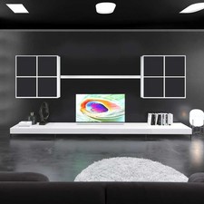 Meuble TV blanc et Noir 360 cm