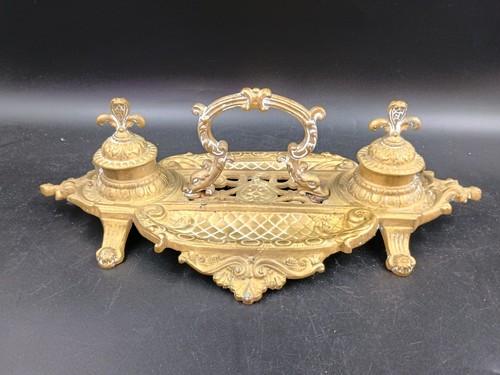 Encrier bronze doré dans - encrier, en