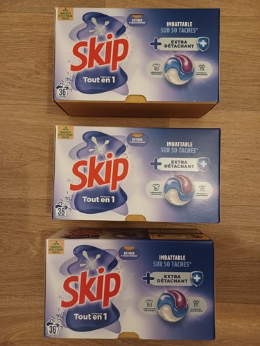 Lot lessive skip 108 - skip, x