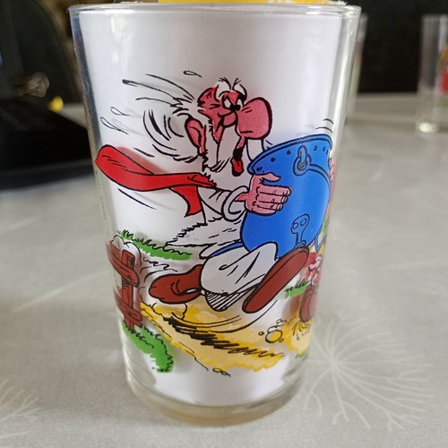 Amora verre moutarde vintage - verre,