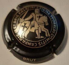 Capsule de Champagne Taittinger Noir mat et or, Brut ( Bleu nuit) N°116g