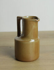 Joli pichet en terre cuite carafe beige signé Brenne grès France déco artisanal