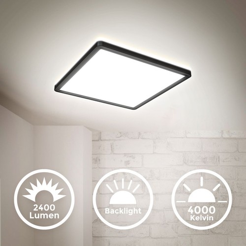 Plafonnier led 29x29cm ultra - led,