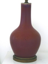 Vase chinois ancien rouge sang