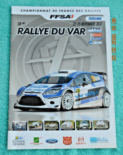 Programme 58ème rallye - 58ème, var