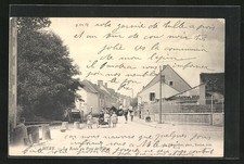 CPA Héry, La Route au Pont de Verne 