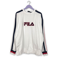 Sweat Fila Vintage Blanc Et