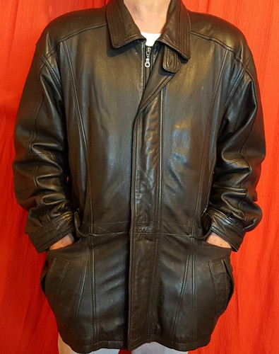 Veste cuir agneau - tb,