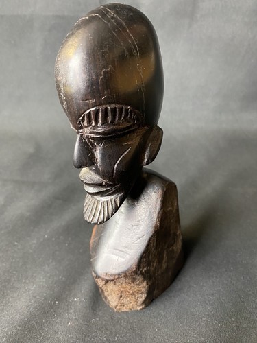 Statue africaine tête homme - statue,