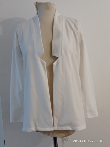 Veste blanche boohoo 36 - blanche,