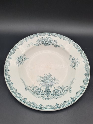 Assiette creuse ancienne - assiette,