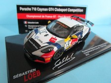 PORSCHE 718 Cayman GT 4 LOEB 1/43 Rally Circuit VAR Paul Ricard 2019 RED BULL