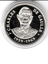 MEDAILLE DE GAULLE 1959 1969