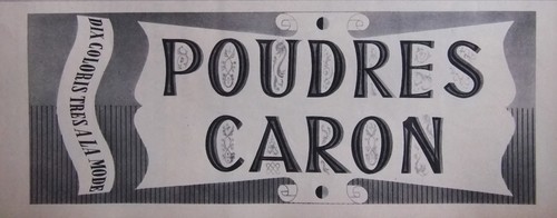 Publicité 1958 poudre caron - 1958,