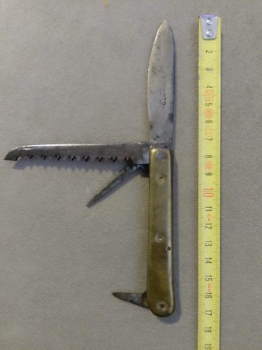Couteau poche pliant ancien - couteau,