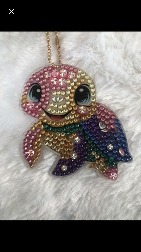 Porte clé tortue - , diamond