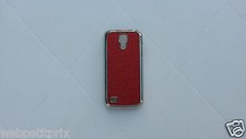 Coque  Paillette ROUGE/CHROME   Samsung Galaxy S4 Mini - NEUF 