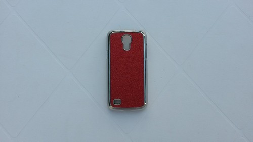 Coque paillette rouge chrome - coque, rouge/chrome