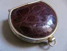 ANCIENNE BOURSE PORTE MONNAIE CROCODILE