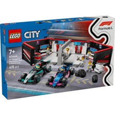 Garage LEGO CITY 60444 F1 avec