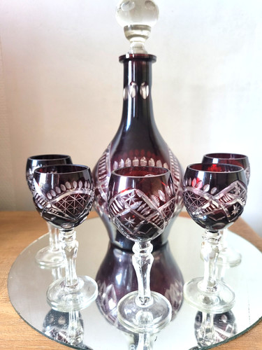Service liqueur cristal - service,
