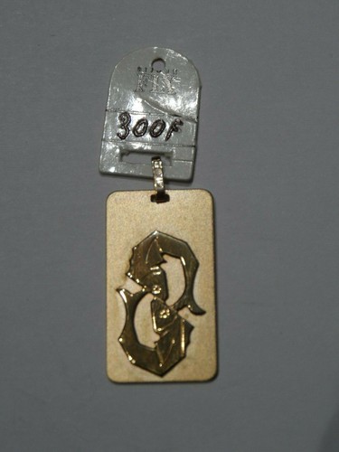 Medaille plaque fix signe - -, or