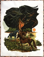 David Goitia Serigraph Horses