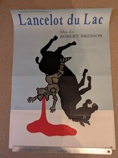 AFFICHE ORIGINALE DE CINEMA "LANCELOT DU LAC" par SAVIGNAC-1974-