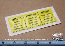 Autocollant Stickers 5 Alpine