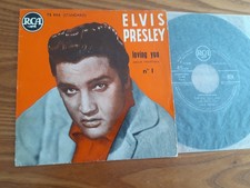 RARE 1957 Elvis PRESLEY  Loving You FRENCH EP RCA/AREA  75.406 BIEM  VG++