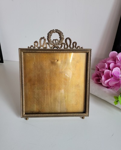 Ancien cadre photo bronze - cadre,