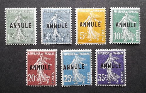 Lot timbres france cours - lot,