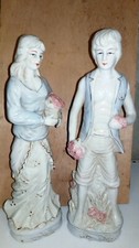  Statue Figurines Personnage  homme femme marié Couple décoration  porcelaine 