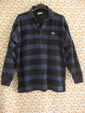 Polo Lacoste Homme Devanlay Manche Longue rayé Tennis Jersey Homme - S
