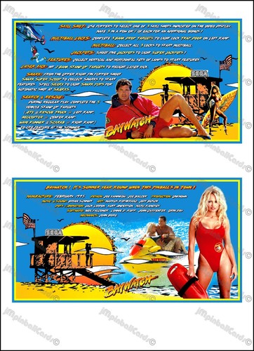 Sega baywatch 1995 cartes - sega,