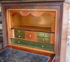 SECRETAIRE ANCIEN, secrétaire Empire, Charles X, abimé, très joli à l'intérieur 