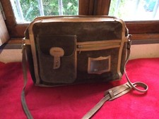 Rare besace Tann’s vintage années 80 cuir et daim . (M/D/V)
